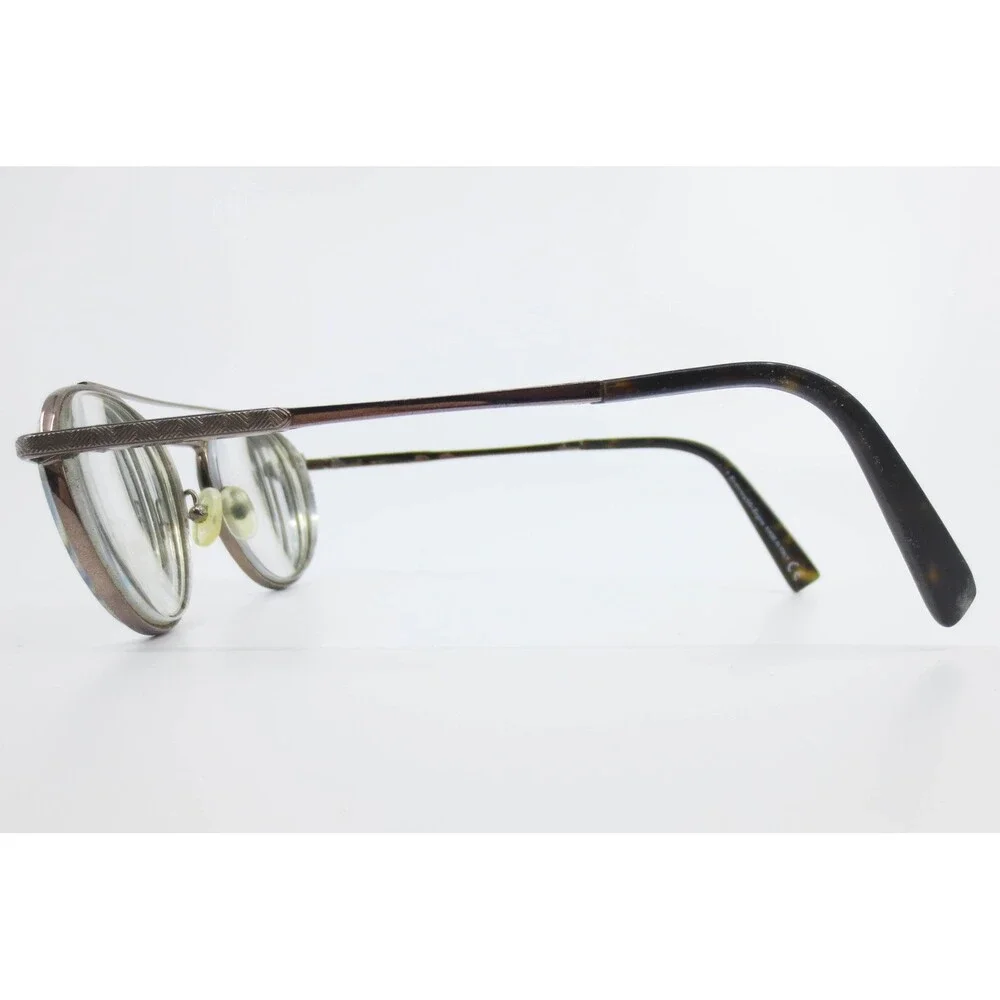 Ermenegildo Zegna EZ5113 038 Aviator Eyeglass Frames Gunmetal Tortoise Italy